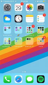 Image result for iPhone 5C Home Screen