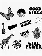 Image result for Phone Sticker Black and White