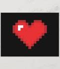 Image result for 8-Bit Heart Outline