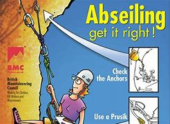 Image result for Abseiling Accident Cartoon