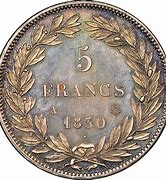 Image result for Old 5 Franc Coin