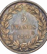 Image result for 5 French Francs