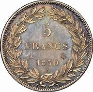 Image result for Vintage 5 Francs