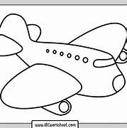 Image result for Cartoon Airplane Coloring Pages
