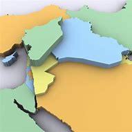 Image result for 3D Map Model of Middle East