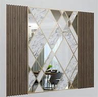 Image result for Wood Wall Decor Mirror Art