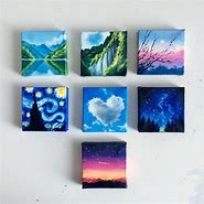 Image result for Cute Small Acrylic Paintings