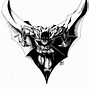 Image result for Batman Knightfall Logo Black and White