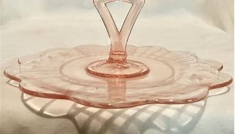 Image result for Vintage Pink Glassware