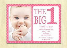 Image result for 1 Year Old Birthday Invitation