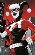 Image result for Harley Quinn Black White Red Emo