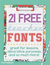 Image result for Free Primary Fonts for Teachers