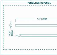 Image result for Pencil Measurements in Centimeters