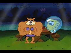 Image result for Buff Human Guy in Spongebob