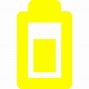 Image result for Yellow Battery Icon iPhone PNG