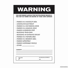 Image result for Parking Violation Fee Ticket Template