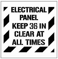 Image result for Floor Marking for Electrical Panel Compliance
