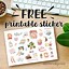 Image result for Free Kids Printable Sticker Sheets