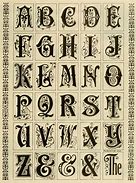 Image result for Old English Decorative Letters A
