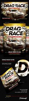 Image result for Drag Racing Schedule Brochure