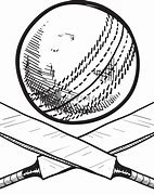 Image result for Cricket Bat Ball Illustration