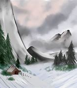 Image result for Winter Mist Bob Ross