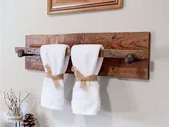 Image result for Wood Towel Stand