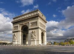 Image result for Arc De Triomphe and Champs Elysees