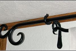 Image result for Wrought Iron Curtain Rods