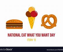 Image result for Eat What You Want Day Clip Art