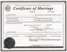 Image result for Maryland Marriage Certificate