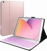 Image result for iPad 7th Generation Case Red with Pen Holder with Keyboard