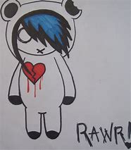 Image result for Emo Bear Drawings