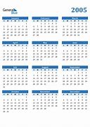 Image result for 2005 Calendar Printable