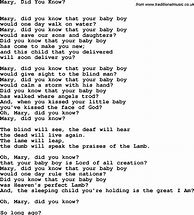 Image result for Mary Did You Know Lyrics
