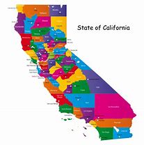Image result for California Map with City