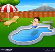 Image result for Swimming Pool Cartoon