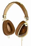 Image result for Vintage Brown and Gold Headphones