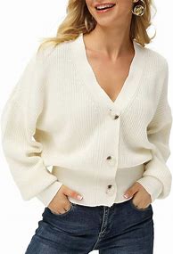 Image result for One-Button Sweaters for Women