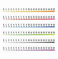 Image result for Chart Number Line 1 20