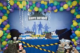Image result for Fortnite Theme Birthday Party