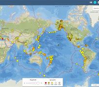 Image result for Earthquake Tracker Map