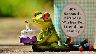 Image result for Sarcastic Birthday Wishes