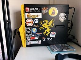 Image result for Computer Tower with Stickers