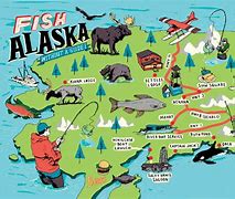 Image result for Alaska Cartoon State Map