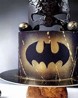 Image result for Black Gold Batman Cake