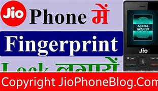 Image result for Jio Phone Fingerprint Lock App