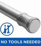 Image result for Adjustable Tension Curtain Rod