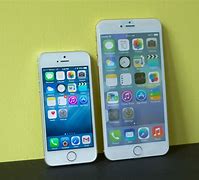 Image result for Side by Side iPhone 5S to iPhone 6