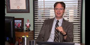 Image result for Dwight Schrute Question Meme Blank